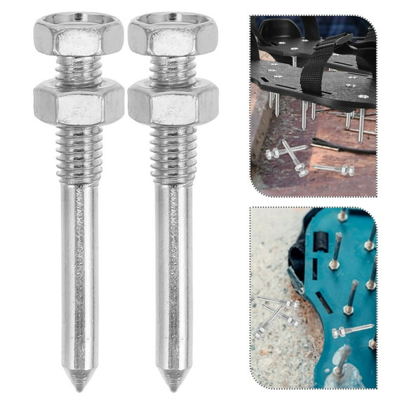SOPOTUTU Metal Aerator Shoe Spikes for Lawn and Garden Tools, Soil Aeration, 20 Pieces