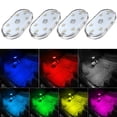 thumbnail image 1 of Luces LED para coche TEKSHINNY, 7 colores, para interiores, USB inalámbricas, 1 of 7