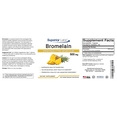 thumbnail image 5 of Superior Labs Bromelain - Non Synthetic! - 2,400gdu/gram, Vegetable Caps, 500mg, Gluten-Free, 120  Count, 5 of 6