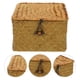 thumbnail image 2 of GOOHOCHY Canasta de almacenamiento tejido Ceta de almacenamiento de caja de almacenamiento práctico Caja de almacenamiento, 2 of 8