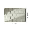 thumbnail image 3 of TIMIFIS Bathroom Rugs Bathroom Water-Absorbent Door Mat-Dry Entry Mat for Shower Room Solid Color Non-Slip Rug for Toilet Entrance Bath Mat, 3 of 6