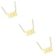 thumbnail image 5 of Jumpingount Number Charm Necklace Golden Women Universal Steel Jewelry Accessories Choker Chain Stainless Ladies Neck Long Type1 NO1 Jumpingount CBP589087, 5 of 6