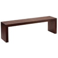 thumbnail image 2 of Cortesi Home Eamon Dining Bench, Solid Wood in Brown Finish, 2 of 2