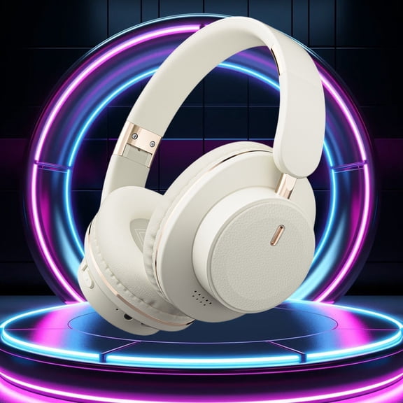 Headset with Bluetooth – Head Mounted Wireless Bluetooth Headphones Folding Sports Long Battery Music And Gaming