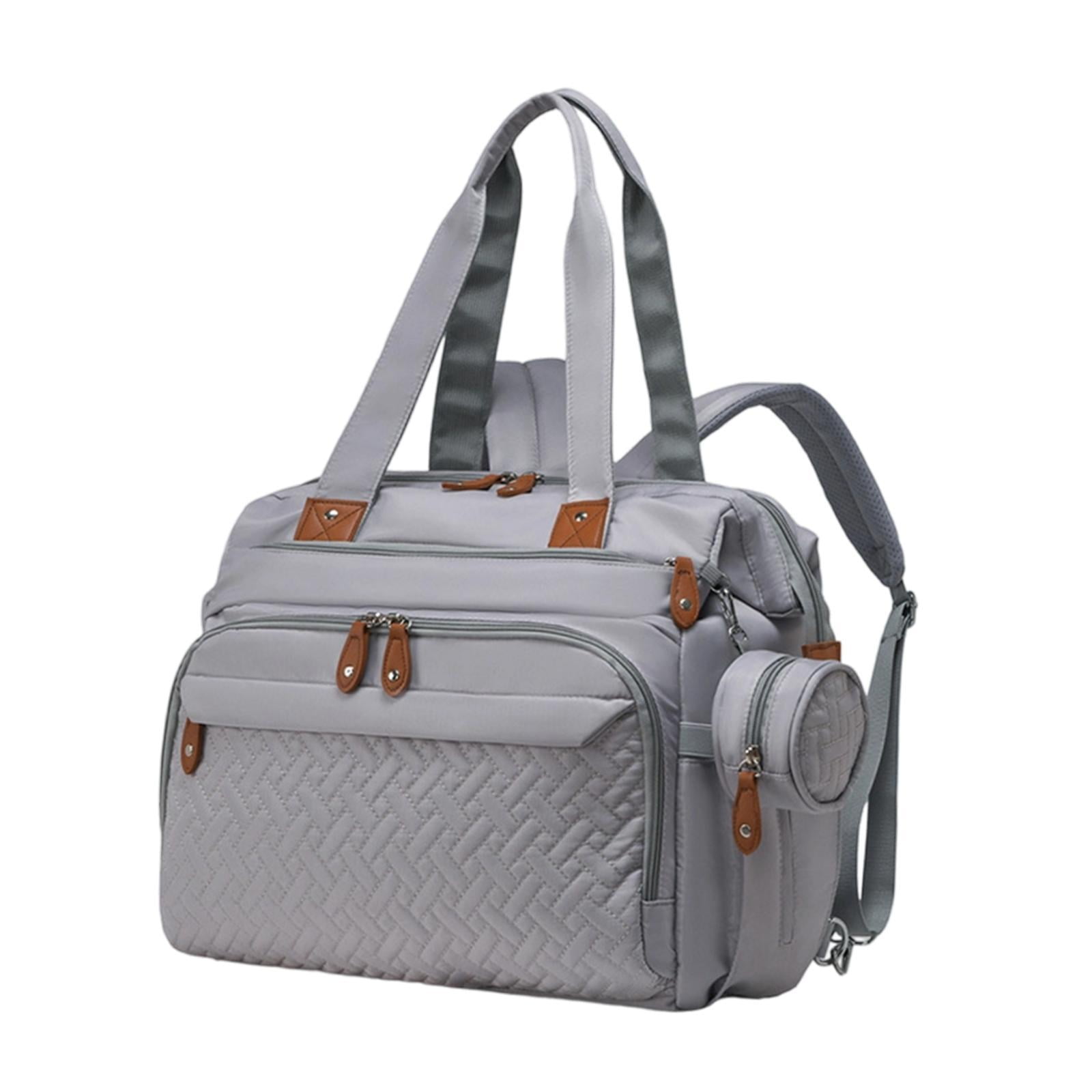 Diaper Bag Backpack Women Pacifier Case Oxford Cloth Adjustable Straps for Family Trip Outdoor Nursing