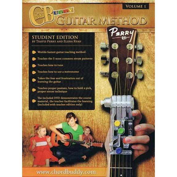 Chordbuddy Guitar Method - Volume 1: Student Book (Paperback) by Travis Perry, Elena Ryan