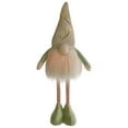 thumbnail image 3 of Northlight Lighted Spring Gnome Figure with Knitted Floral Hat - 22", 3 of 6