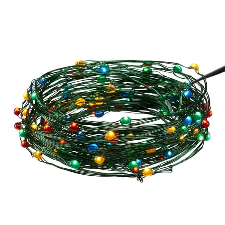 Holiday Time 33 ft, 100 Count Multicolor LED 8 Function String Christmas