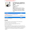 thumbnail image 2 of A/C Compressor Kit - Compatible with 2014 - 2017 Hyundai Elantra GT 2.0L 4-Cylinder 2015 2016, 2 of 2
