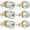 3, variant on 3 Pack Entry Door Lock and Single Cylinder Deadbolt Combo Set, Keyed Alike Satin Nickel Exterior Door Knobs with Lock&Keys, Round Ball Door Locksets with Deadbolt for Entrance and Front Door