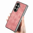 thumbnail image 4 of Dteck for Samsung Galaxy Z Fold 5 5G Case, Retro PU Leather Ultra Thin Slim Durable Shockproof Protective Phone Cover for Samsung Galaxy Z Fold5, Pink, 4 of 8