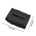 thumbnail image 3 of Tgbvmt Car Mounted Tissue Box Leather Tissue Holder for Car Interior Accessories Stylish Convenient and Space-Saving Car Seat Back Tissue Bag with Elastic Strap for Easy Installation, 3 of 6
