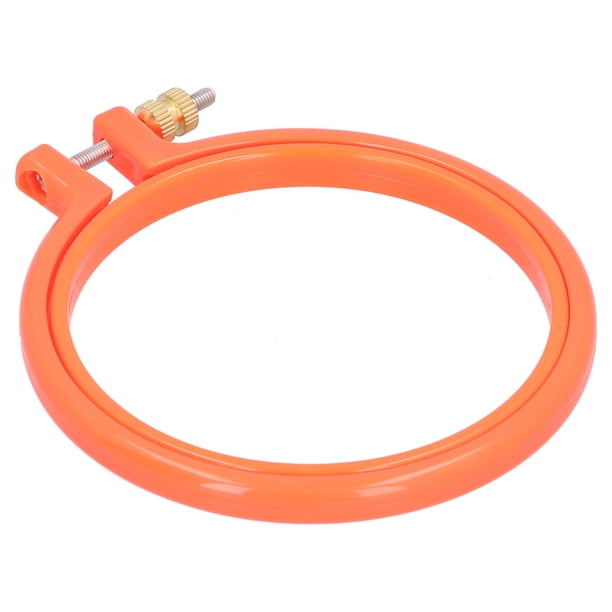 Círculo De Bordado De Punto De Cruz, Juego De Marco De Aros De Bordado De Plástico Para El Anillo De Aro Colorido Para La Costura De Artesanía De Arte De Bricolaje