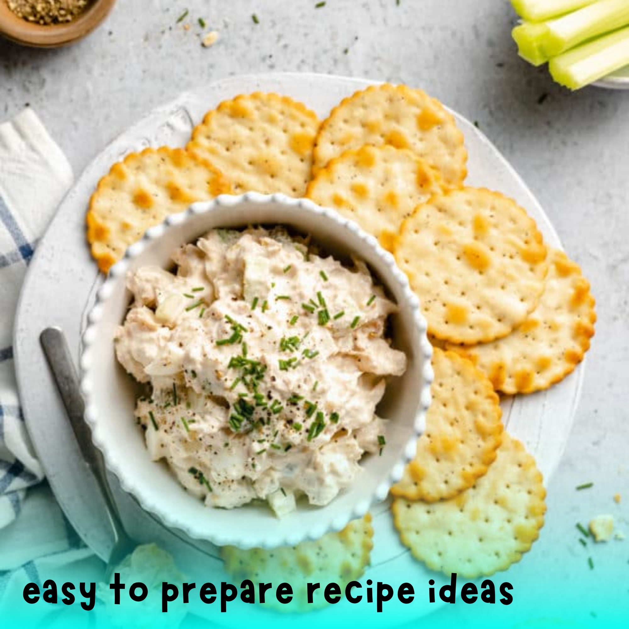 A1 Unlimited Ranch Tuna Salad with Crackers, Home Kitchen School Office Pre-Mixed & Ready-to-Eat Canned Packed Food Perfect for Picnic Snack Lunch Travel with Plastic Spreader, 4 Boxes (3 oz. Boxes)