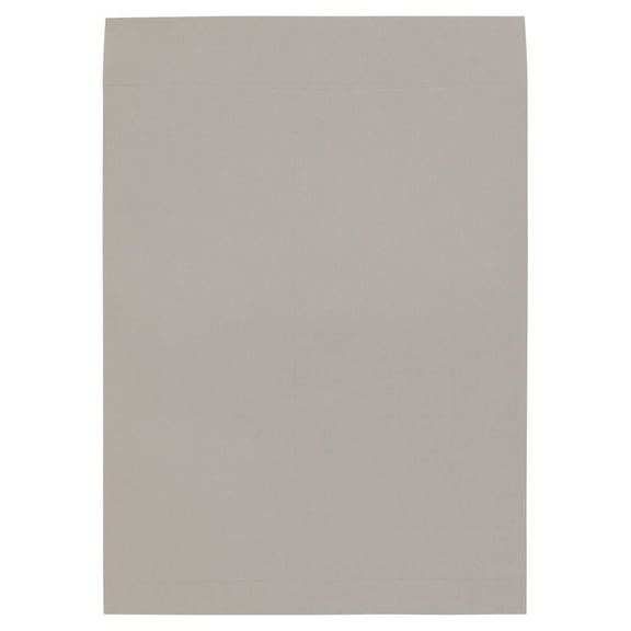 JAM Paper Open End Jumbo Envelopes, Grey Kraft, 16 x 20, 28lb, 250 per Pack