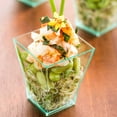 thumbnail image 4 of Restaurantware-2 Ounce Dessert Cups, 100 Square Appetizer Cups - Disposable, Small Size, Seagreen Plastic Dessert Shooters, Sturdy, For Fruits, Parfaits, Or Snacks, Use At Parties, Events, 4 of 4