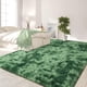 thumbnail image 3 of Alfombra FlyDoit de peluche verde teñido con corbata, 152 x 24 cm, 3 of 9
