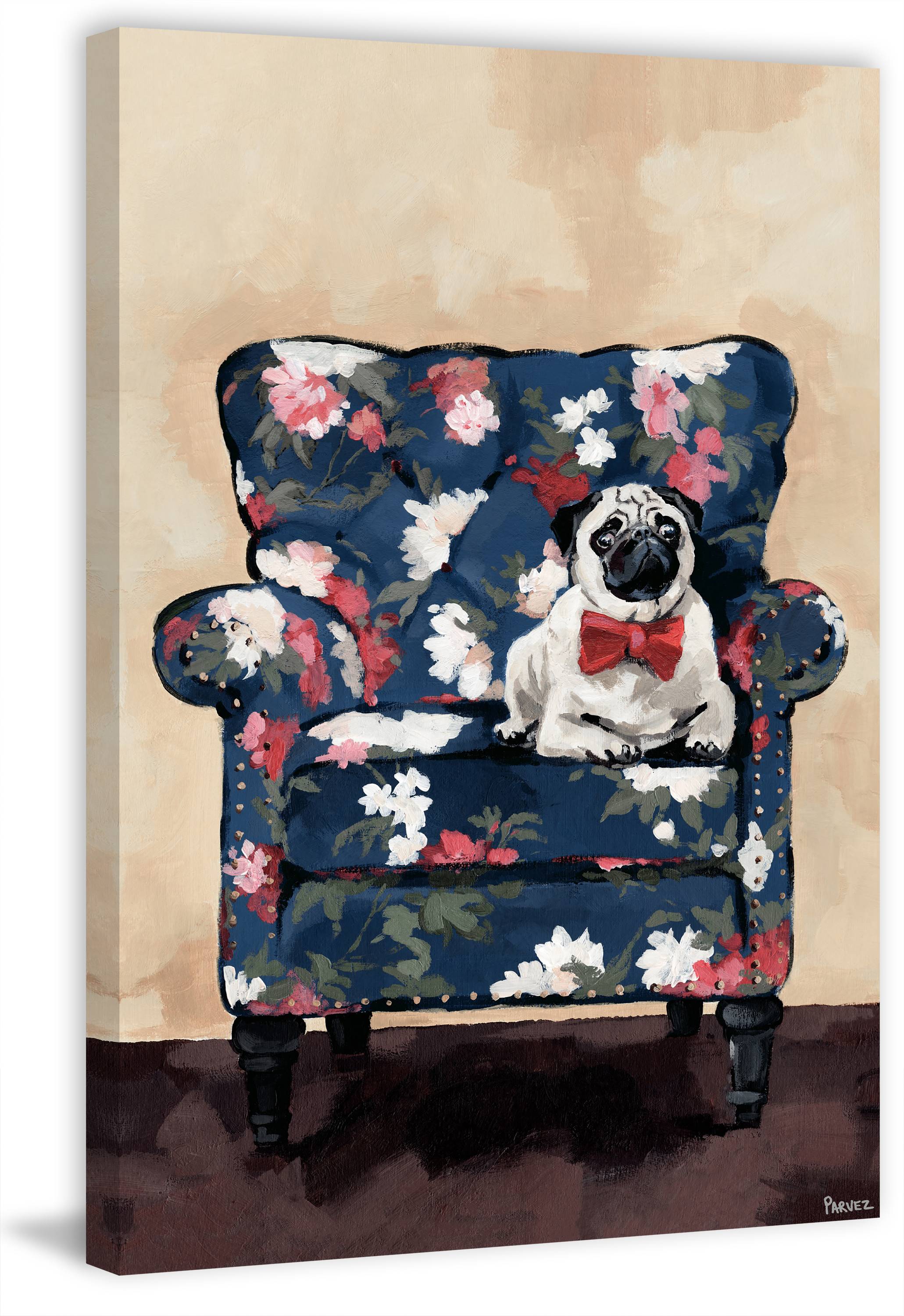 Parvez Taj Sitting Pretty Canvas Wall Art