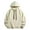 Mens Hoodies Clearance Beige, variant on EOYWHK Mens Big and Tall Hoodies Heavyweight Pullover Sweatshirt Warm Thicken Outerwear with Hood Pockets,M-4XL
