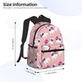 thumbnail image 4 of Vsdgher Bulldog Print Unisex Large Capacity Bookbag Schoolbag Casual Daypack for High School/College/Teens/Travel/Work, 4 of 8