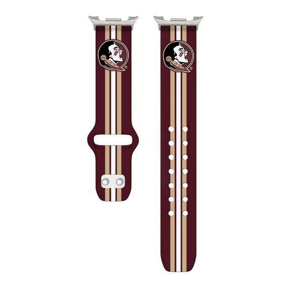 Florida State HD Unisex Watch Band for Samsung Galaxy Watch 8 (Wide Long Stripes)