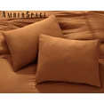 thumbnail image 5 of Amberspace Prewashed fabric 3-piece Bed in a Bag Comforter Set with Sheets,Burnt Orange,Queen, 5 of 8