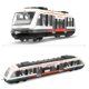 thumbnail image 5 of Diecast Train Toy Set Tren de Pullback Model Gift para Blanco Sunnimix tren de alta velocidad, 5 of 8