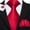 Red 206, variant on Barry.Wang Classic Ties for Men Formal Business Wedding Solid Paisley Necktie Set