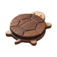 thumbnail image 1 of Posavasos de Madera con Forma de Tortuga de Dibujos Animados, Decorativo, Multifuncional, Resistente Al , Accesorio de Mesa para El Hogar, Elegan, 1 of 9