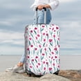 thumbnail image 7 of Gukieu Tulips Flowers Print Suitcase Protective Cover, Elastic Zipper Buckle Suitcase Protective Cover, Suitable for Travel, Business Trip-X-Large, 7 of 7