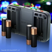 Pocket Player Pro Galaga Portable Gaming System (2 ألعاب في 1)