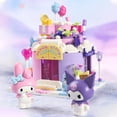 thumbnail image 2 of Sanrio-bloques de construcción Kawaii de Hello Kitty para niños, juguete de construcción con dibujos animados de Anime Kuromi, 2 of 4