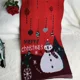 thumbnail image 2 of Toalla navideña, bufanda roja tejida, calidez de invierno para mujer, versión coreana, bufanda versátil para regalo de Año Nuevo para estudiantes, marea para parejas, 2 of 5