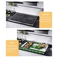 thumbnail image 2 of Large Induction Cooktop Protector Mat St. Patrick's Day Stove Top Covers for Electric Stove, Shamrock Truck Green Plaid Wood Grain Decorative Stove Burner Cover Mats, Glass Top Stove Cover, 2 of 7