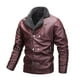 thumbnail image 1 of Chaquetas de Cuero de Imitación Para Hombres Chaqueta de Cuero Más Chaqueta de Lana Chaqueta de Motocicleta Chaqueta de Cuero Cálida Odeerbi ODB-4, 1 of 8