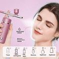 thumbnail image 3 of "Kit De Aerógrafo Multiuso Inalámbrico Compresor Recargable Rosa ", 3 of 5