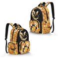 thumbnail image 2 of Whosucclay Honeycomb with Daisy Floral Print School Bookbag for Boys Girls, Adjustable Straps Schoolbag High School Middle School Kindergarten with Large Capacity, 2 of 8