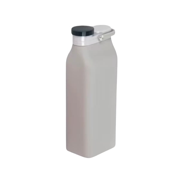 Botella de Agua Deportiva Botella de Agua Plegable de Silicona de Grado Alimentario, Botella de Agua Plegable de Viaje de 20 Onzas, Botella de Agua Deportiva, con Función a Prueba de Fugas de Tres Cap