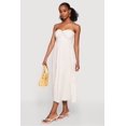 thumbnail image 2 of Women's Twist Front Strapless Midi Dress, 2 of 3