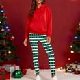 thumbnail image 7 of Felirenzacia Women's Christmas Leggings, Stretchy Loungewear, Holiday Graphic Printed Pajama Pants, 7 of 7