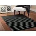 thumbnail image 2 of Garland Rug Avery Black Indoor Area Rug, 5' x 7'5", 2 of 6