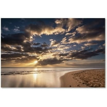 Trademark Fine Art 'Kauai Beach Sunrise' Canvas Art by Pierre Leclerc