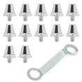 thumbnail image 1 of 12Pcs Football Boot Studs Spikes Stable Non-Slip for Rugby Shoes Hiking Shoes 13mm, 1 of 5