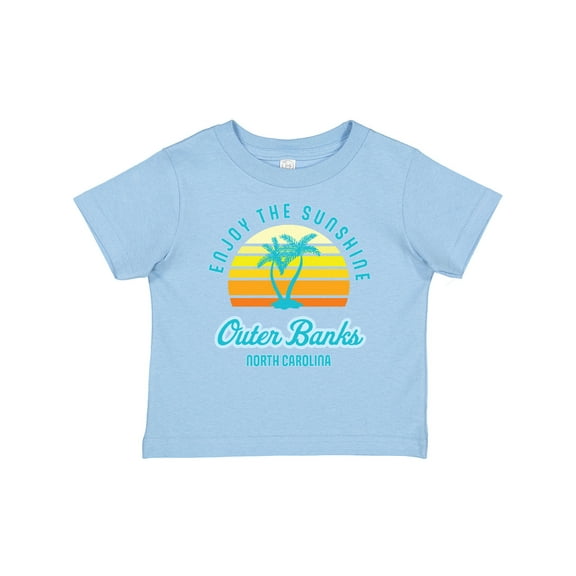Inktastic Summer Enjoy the Sunshine Outer Banks North Carolina in Blue Boys or Girls Baby T-Shirt