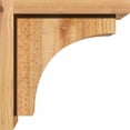 thumbnail image 3 of 8"W x 10"D x 10"H Huntington Rough Sawn Corbel w/Backplate, Western Red Cedar, 3 of 9