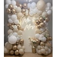 thumbnail image 3 of Globos de fiesta Dagelar Nude White Gold 60 unidades, 3 of 7