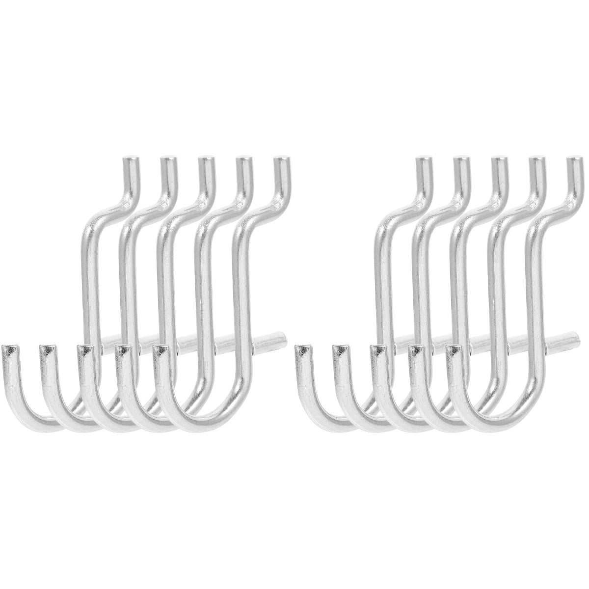 TABLZONE Heavy Duty Metal Pegboard Hooks - Storage Organizer for Home, Garage, Workshop Use
