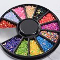 thumbnail image 1 of Dazzling Diamonds Tips Art Decoration Colorful Sequins Sticker Nail Nail, 1 of 4