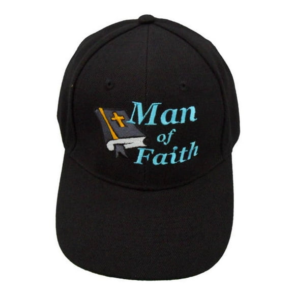 Christian Cap Man of Faith - Black
