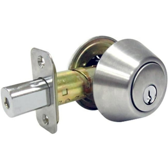 Taiwan Fu Hsing Industrial 222012 Tru-Guard Double Cylinder Deadbolt, Stainless Steel